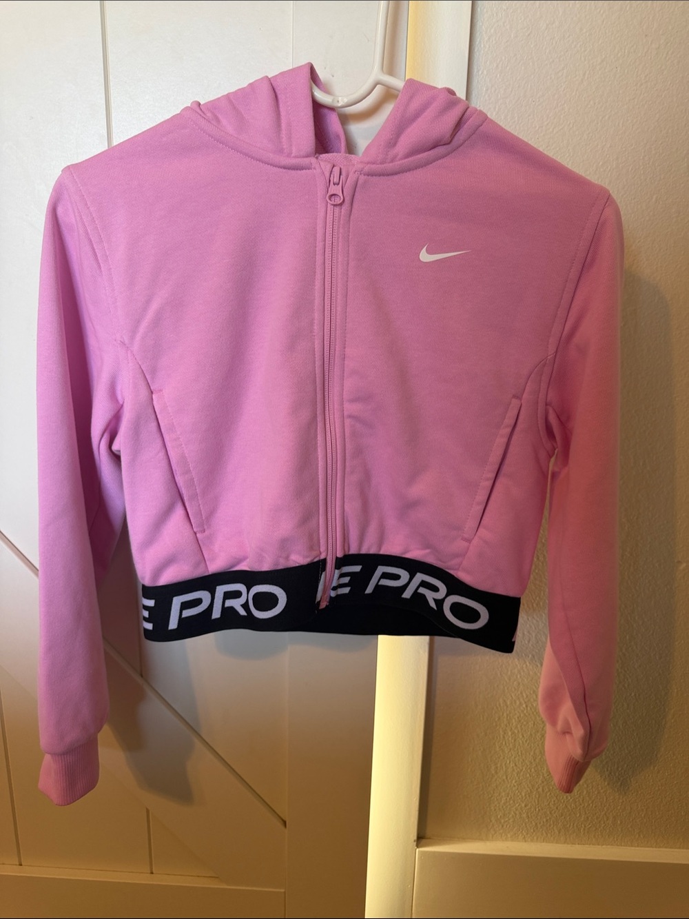 Nike Girls Pro Fleece Dri-Fit Full Zip, M